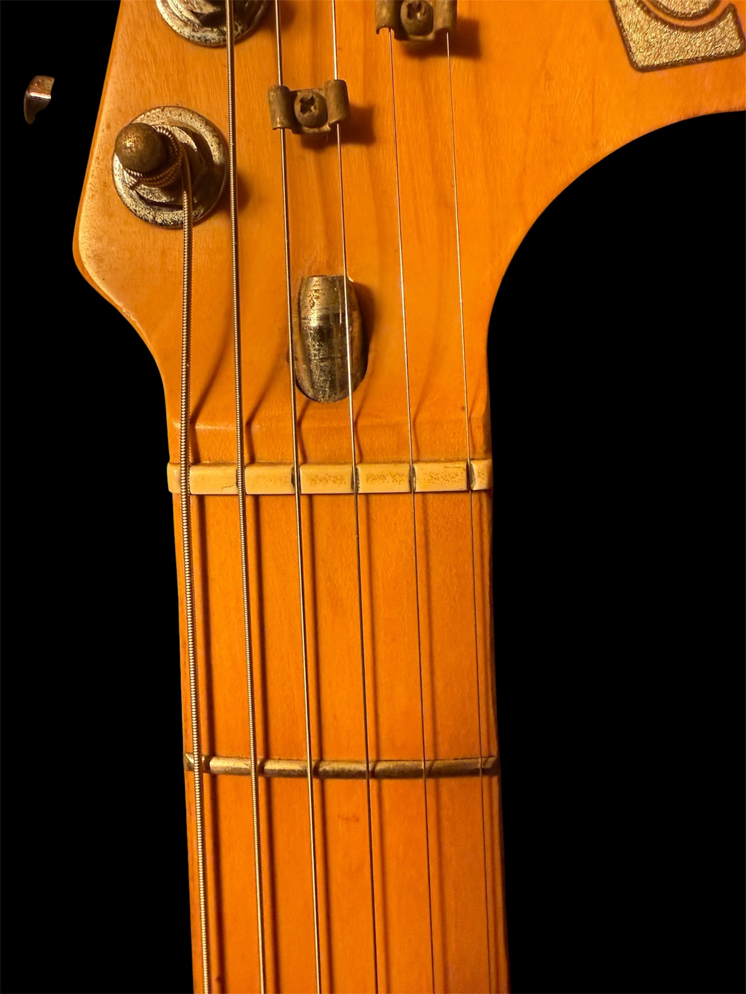 1977 Fernandes FST-50 nut and frets