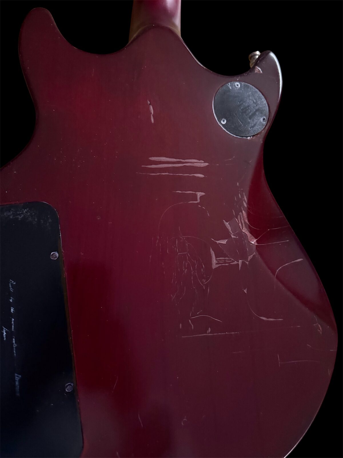 1981 Ibanez AR300 back surface wear