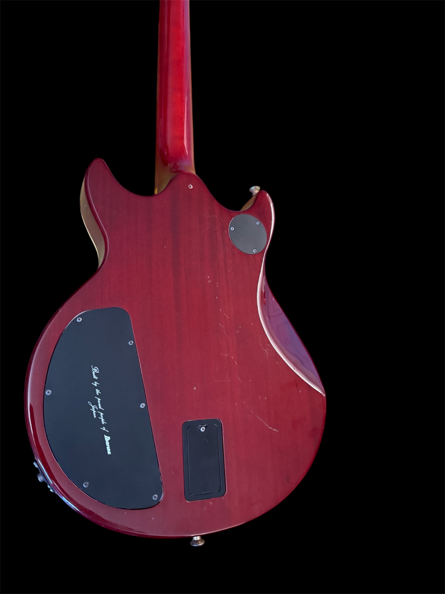 1983 Ibanez AR500 back finish detail
