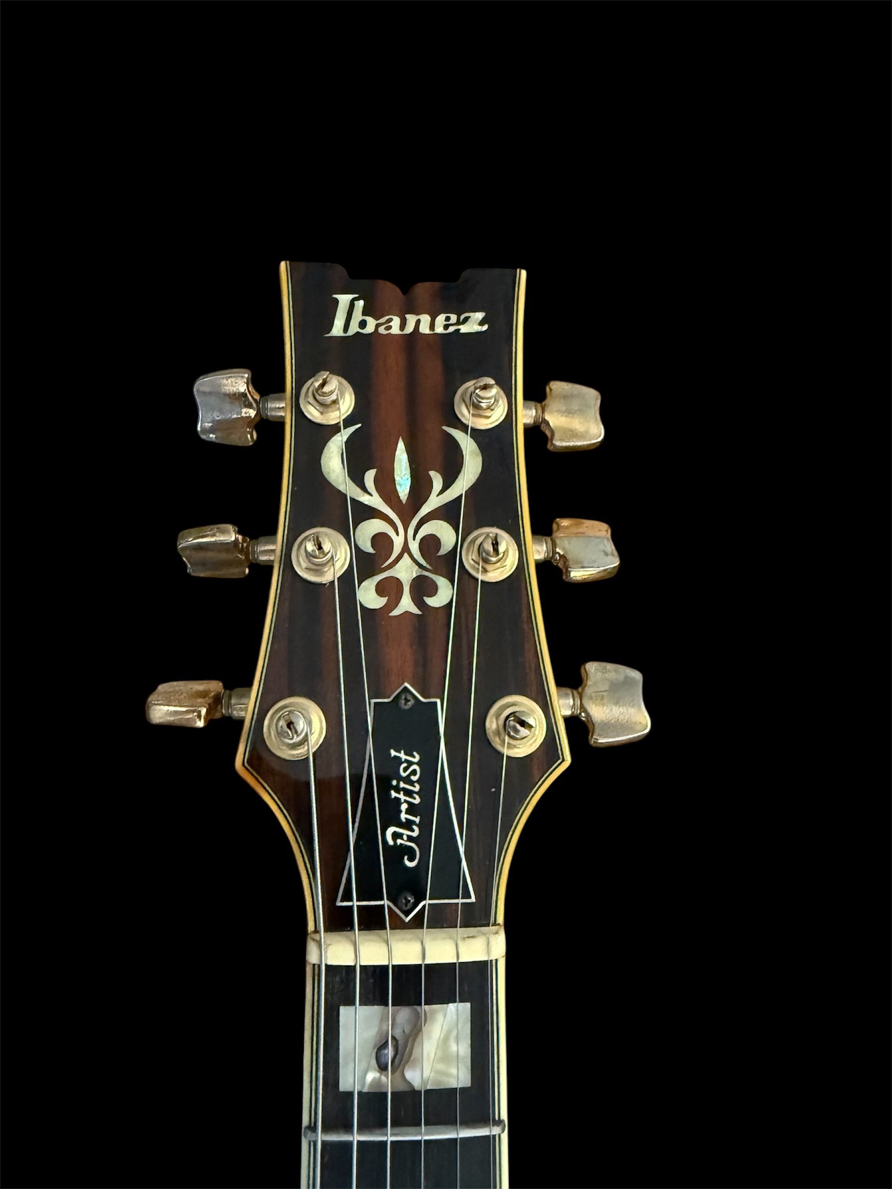 1983 Ibanez AR500 front headstock