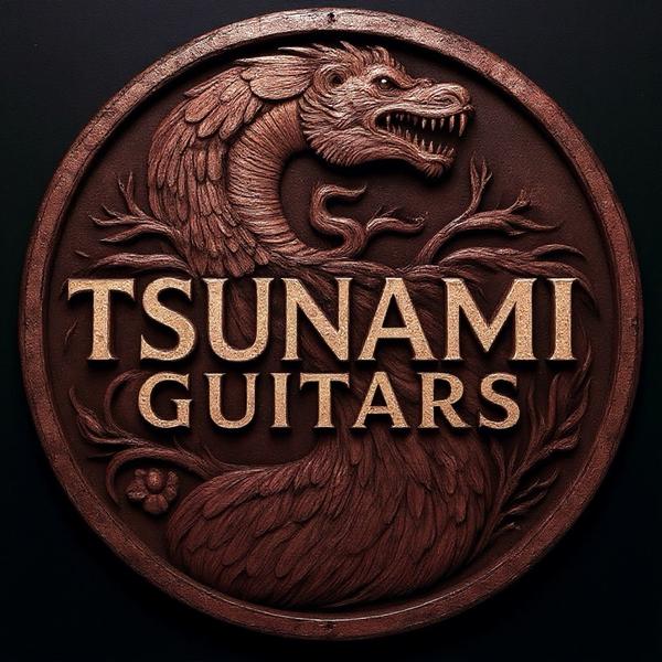 Tsunami Guitars Dragon Medallion Logo