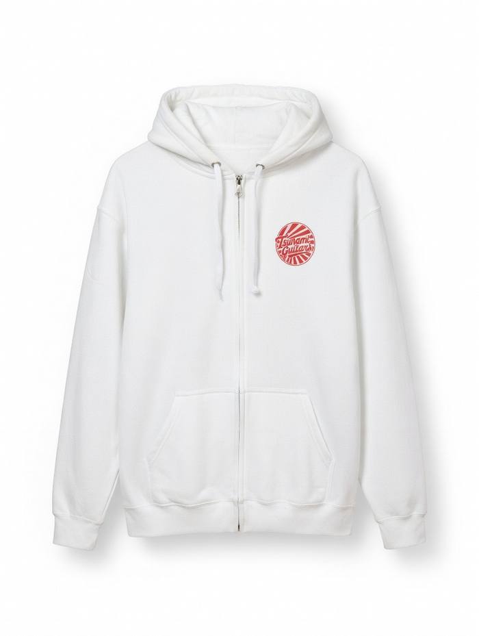 Rising Sun White Zip — front