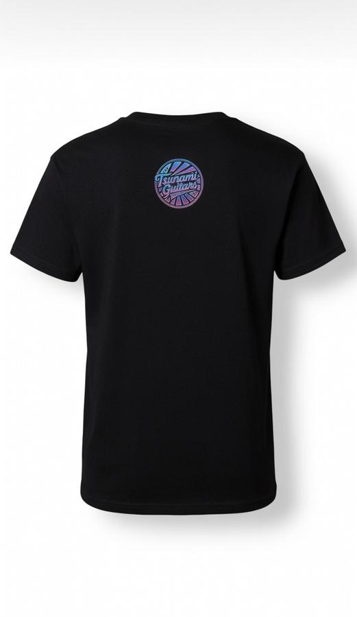 Gradient Black T-Shirt Back