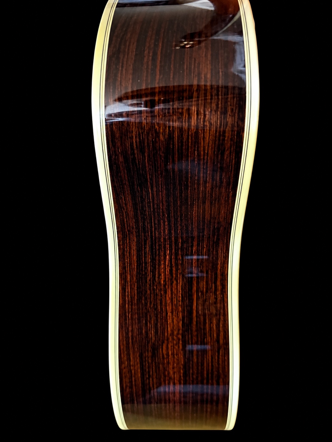 1976 K. Yairi DY-35 rosewood body detail