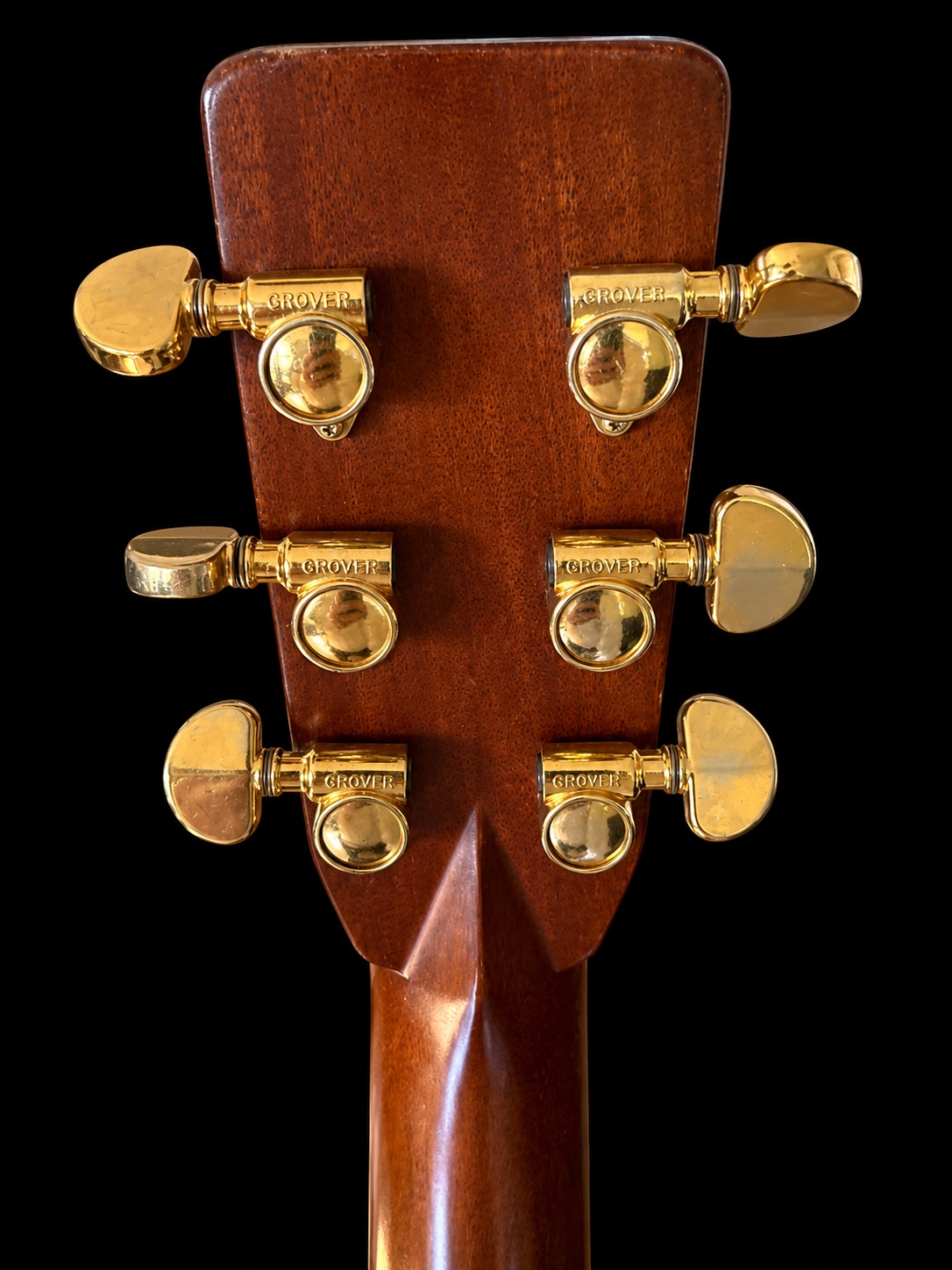 1976 K. Yairi DY-35 rear headstock