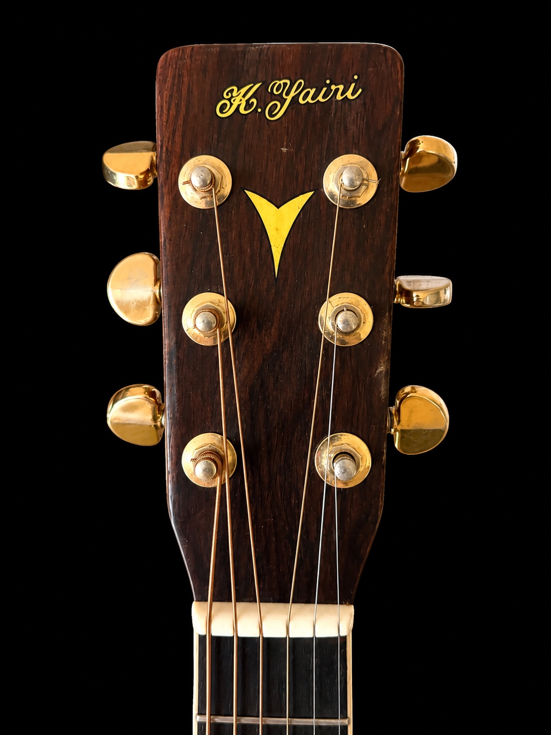 1976 K. Yairi DY-35 front headstock