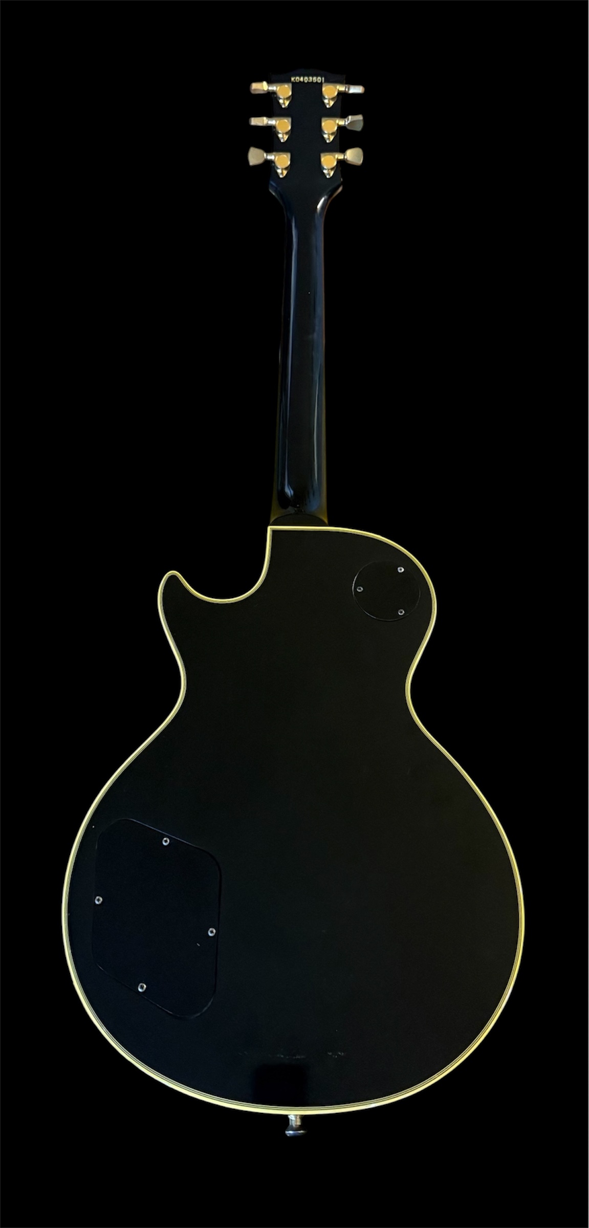 2004 Navigator N-LP-320 CTM Black Beauty Navigator headstock